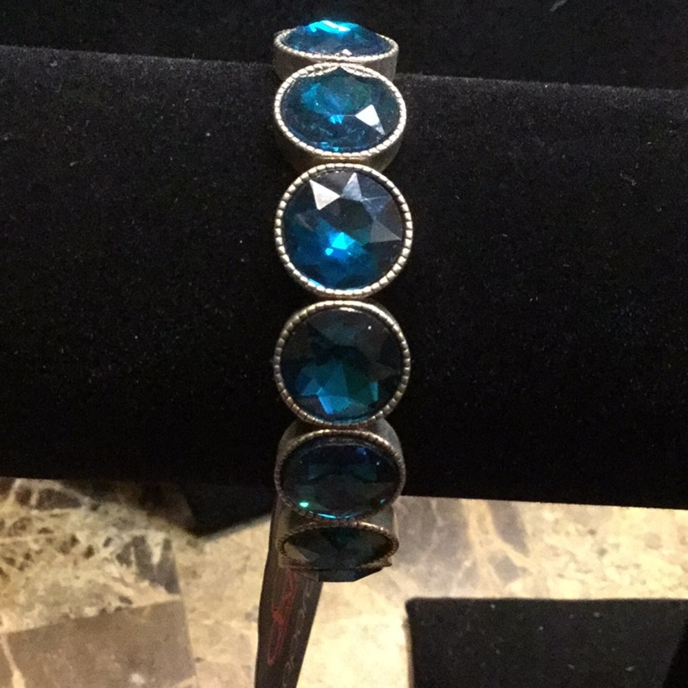 Blue & Silver Bracelet.